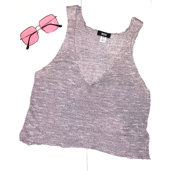 BDG Urban Outfitters Knitted Crop Top - Picture 2 of 5